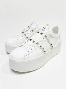 62750 Valentino ／ ヴァレンティノ Rockstud Untitled Flatform スニーカー