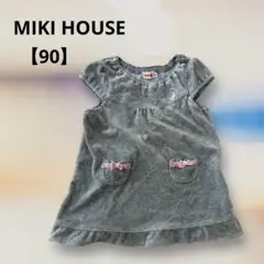 ✨MIKI HOUSE✨トップス Tシャツ 半袖 ノースリーブ リボン　ベビー