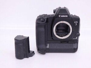 CANON/キヤノン AFフィルム一眼レフカメラ EOS-3/パワードライブブースター PB-E2付 ◆ 6DF32-1