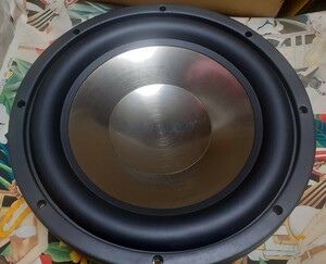 良品肉厚エッジ！ SOLID AUDIO 12インチ(30センチ)メタルコーンウーハー 他も多数出品中 SVC 詳細不明 アルミ？ ギラギラメッキ 646