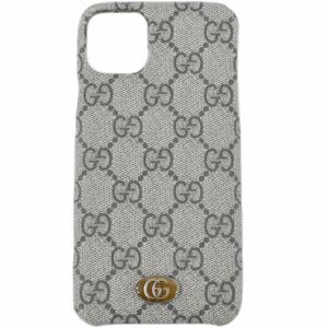 本物 グッチ GUCCI GGスプリーム iPhone11 Pro Max ケース iPhoneカバー ベージュ 625714