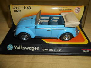 DIE-CAST　1:43　Volkswagen　VW1200（1951）