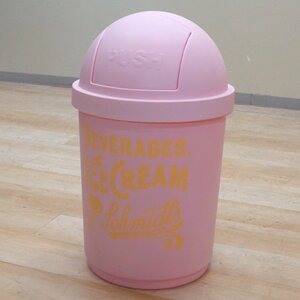 ゴミ箱 ダストボックス 35L ピンク ICE CREAM アイスクリーム ドーム型 アメリカンカジュアル ごみ箱 子供部屋 KK12924 中古オフィス家具