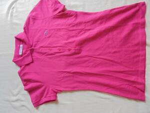 LACOSTE　　ラコステ　半袖ポロシャツ　サイズ３６　ピンク