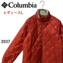 Columbia　コロンビア　ダウンコート　赤　レディースL　T2037