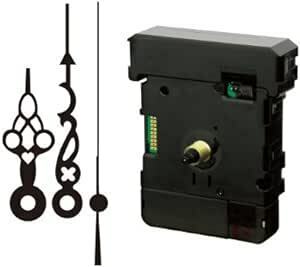 誠時(セイジ) 掛け時計用 電波時計 ムーブメント スイープ秒針タイプ (文字盤の厚さ 六角ナット5mm 丸ナット7mmまで対応)