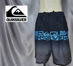 新品 2XL クイックシルバー 正規品 ボードショーツ サーフパンツ ドローコード ポケット 水着 QUIKSILVER ブランドマーク KVJ6 