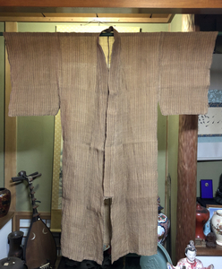 古い芭蕉布の着物(男性用・～昭和期)