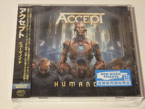 帯付き 新品同様 Humanoid アクセプト 日本盤CD