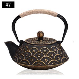 新品 茶道具 未塗装鉄器 提梁壺 大容量 鋳鉄製ティーポット純粋な手水を沸かして茶を煮る茶具 未使用 （#7）