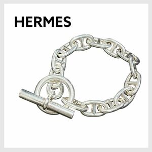 HERMES エルメス シェーヌダンクルGM 13コマ シルバー925 ブレスレット