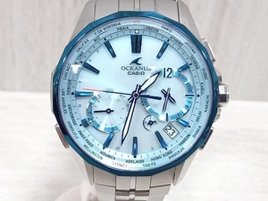 【オシアナス腕時計】CASIOカシオ／OCEANUS オシアナス/ OCW-S3400D-2AJF／630295／マンタ/電波ソーラー時計