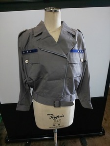 ◆新品未使用！ブルゾン 3Lサイズ【PG-10】グレー レディース 制服女性用　警備　仮装コスプレにも【I0829A4】