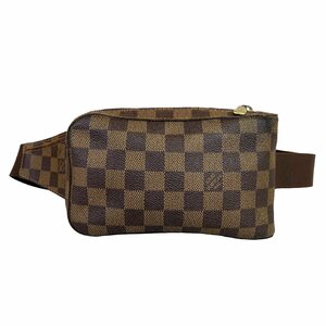 【1円～】ルイヴィトン Louis Vuitton バッグ ウエストバッグ ウエストポーチ ジェロニモス エベヌ ダミエ N51994 CA3058ブラウン 中古