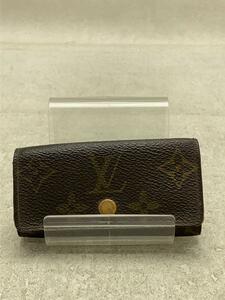 LOUIS VUITTON◆ミュルティクレ4_モノグラム・キャンバス_BRW/レザー/メンズ/M69517