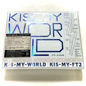 未開封　Kis-My-Ft2　KIS-MY-WORLD　初回限定盤A/2CD＋DVD　　 　