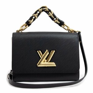 （新品・未使用品）ルイ ヴィトン LOUIS VUITTON ツイスト MM 2way ショルダー ハンドバッグ エピレザー ブラック ミラー付き M21772