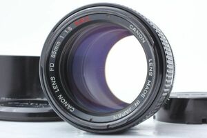 使用感少なめ★ Canon FD 85mm f1.8 S.S.C. SSC AE-1 A-1 F-1 用 レンズ フード付き FDマウント SLR 一眼レフ 35ミリフィルムカメラ 完動品