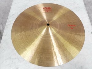 ☆ PAiSTE パイステ 2002 Crash 16インチ シンバル ☆中古☆