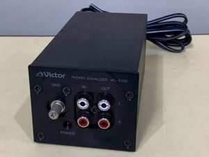 ◆GG76 フォノイコライザー AC-S100 VICTOR ビクター 通電確認のみ　家電　オーディオ機器◆T