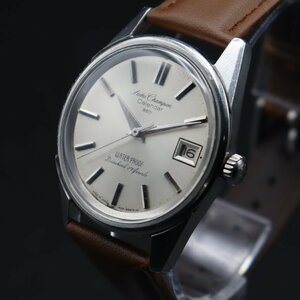 R6.4月OH済 SEIKO CHAMPION Calendar 860 セイコー チャンピオン カレンダー 7622-8981 手巻き 1965年製 デイト 新品革ベルト メンズ腕時計