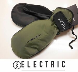 【新品:SALE】23 ELECTRIC MITTEN SNOW GLOVE - OLIVE - L エレクトリック 正規品 ミトン グローブ スノーボード