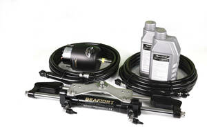 新品油圧ステアリング・SEAFIRST MO350H-R1-25　5.3回転　ロッドタイプ　メーカー：シーファースト