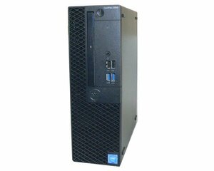 Windows10 Pro 64bit DELL OPTIPLEX 3050 SFF Celeron G3900 2.8GHz メモリ 8GB SSD 128GB DVDマルチ 中古パソコン デスクトップ 本体のみ