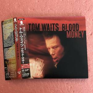 CD 国内盤 帯付 トム ウェイツ ブラッド マネー Tom Waits Blood Money