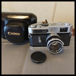 ☆Canon キャノン MODEL 7 + CANON LENS 50mm F1.8 レンジファインダー フィルムカメラ（SF-）