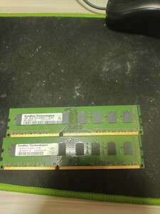 DDR3　SDRAM　2GB　2枚　合計4GB　SANMAX