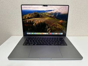 おすすめ 1円スタートMacBook Pro 2021モデル A2485 16インチ Apple M1 MAX 32-GPU 32GBメモリ SSD1024GB ストレージ スペースグレイ