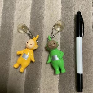 新品 テレタビーズ キーホルダー ラーラ ディプシー the teletubbies laa laa dipsy figure key 海外キャラクター レア ソフビ フィギュア