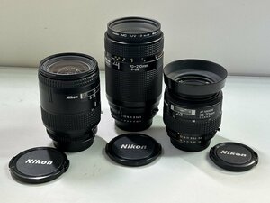 #3本セット【ニコン Nikon ニッコール AF NIKKOR 35-70mm 3.3-4.5/28-85mm 3.5-4.5/70-210nn 4-5.6 オートフォーカス 交換レンズ】P03038