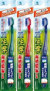 人気商品！ ふつう×3個 コンパクト 【まとめ買い】生葉（しょうよう）歯間に入るブラシ 歯ブラシ