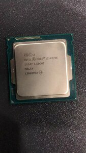 CPU インテル Intel Core I7-4770K プロセッサー 中古 動作未確認 ジャンク品 - A44