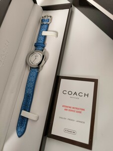 新品未使用 COACH コーチ 腕時計 レディース 青系