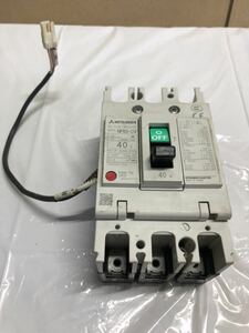 ⑩ MITSUBISHI ELECTRIC 三菱電機 ノーヒューズブレーカー NF63-CV 3P 40A 漏電遮断器
