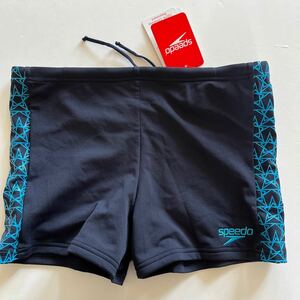 speedo スピード　競泳水着　46 ネイビー　メンズフィットネススイムボクサー　スイムパンツ　スイムボクサー　メンズスイム　男性水着