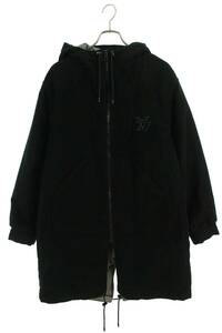 ルイヴィトン LOUISVUITTON ニゴ RM202M VFS HJK02E サイズ:46 バックロゴ刺繍フーデッドコート 中古 SB01