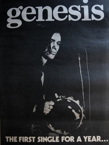 GENESIS(ジェネシス) f/Peter Gabriel/Phil Collins◎HAPPY THE MAN◎稀少シングル広告◎『MELODY MAKER』原紙[1972年]