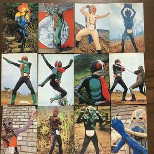 カルビー 仮面ライダー チップスカード（1999 復刻版）12枚セット　レア　仮面ライダーカード