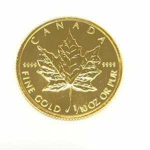 K24IG　カナダ　メイプルリーフ金貨　1/10oz　1997　総重量3.1g【CDAI7012】