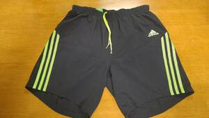 ☆★☆　アディダス adidas ランニングパンツ　メンズ　Ｌ　USED☆★☆