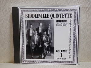 [CD] BIDDLEVILLE QUINTETTE / VOL.1