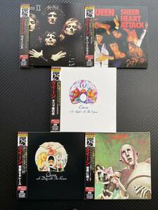 ★１円〜★ Buyeeお断り QUEEN 紙ジャケ オペラ座の夜 他 計５枚 帯つき 帯付 廃盤 廃版 非売品 を含む