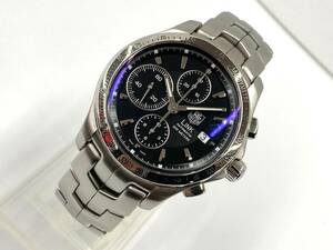 【 OH済! 美品! 】 TAG HEUER / タグ・ホイヤー リンク クロノグラフ！ CFJ2110-1 自動巻 ギャランティカード有！