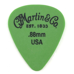 Martin 18AP5088 Green .88mm ピック 12枚セット〈マーティン〉