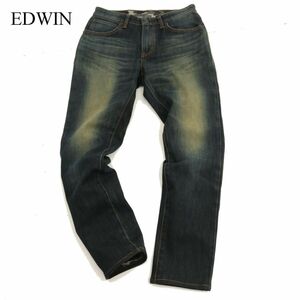 EDWIN エドウィン E507WF ＷILD FIRE★ USED加工 【裏起毛 防風 防寒】 デニム パンツ ジーンズ Sz.27　メンズ バイク　C3B04853_C#Q