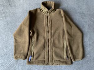 90s S patagonia シンチラ フリース ジャケット 茶 ブラウン パタゴニア 98年製 vintage ビンテージ アメリカ製 USA製